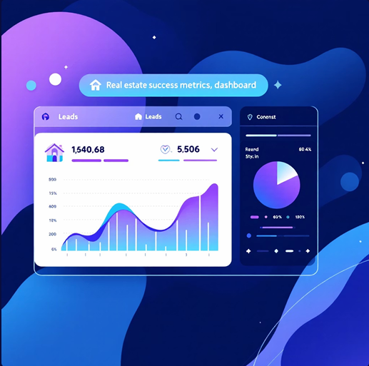 Real estate lead generation success metrics dashboard
